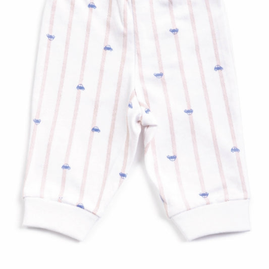 Boy Cream Car Collection 2PCS./SET (TOP+PANT) BOY-11T3+BOY-11P3