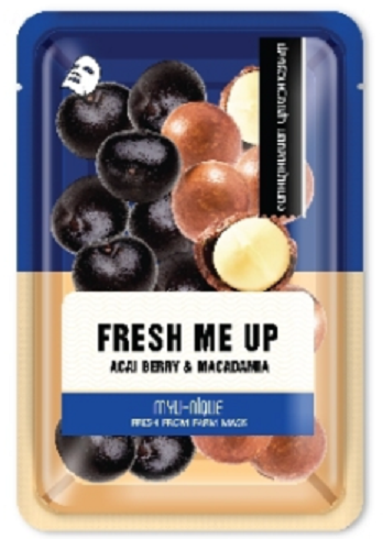 MYU-NIQUE FRESH FROM FARM : ACAI BERRY & MACADAMIA MASK (MADE TO ORDER)