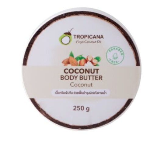 1BB-NT0250R1 Body Butter Free Paraben Coconut 250 g.