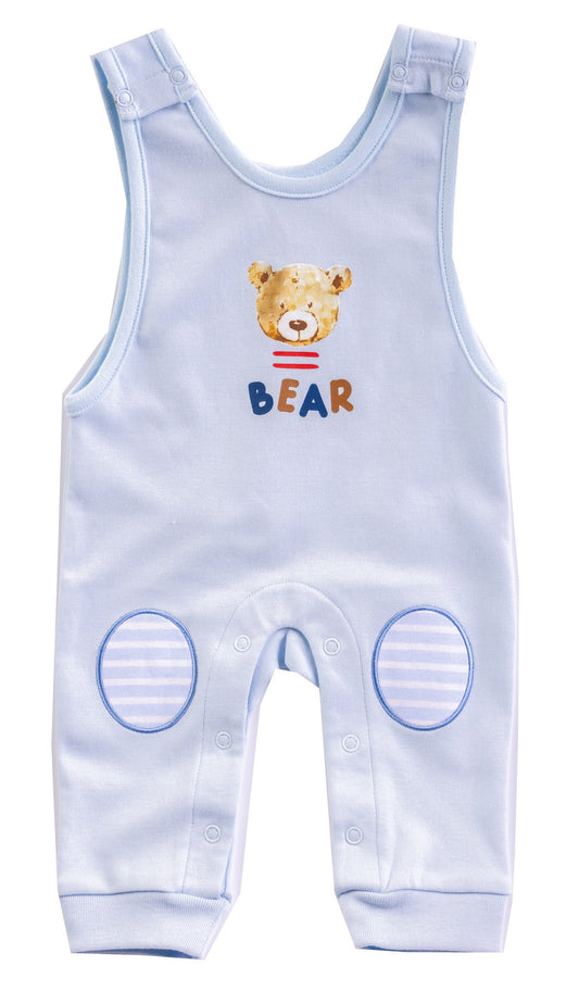 Boy Blue Bear Collection 2PCS./Set (TOP+ROMPERS) BOY-8T4+BOY-8R3