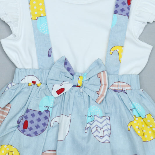 TB1453-8 Girl Overall set