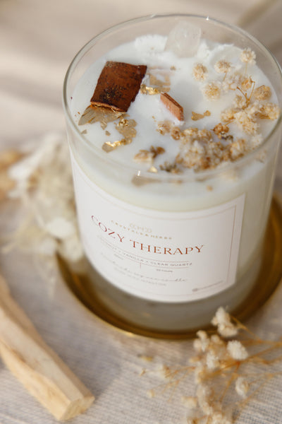 COZY THEARAPY CANDLES SOY WAX  (MADE TO ORDER = 50 PCS)