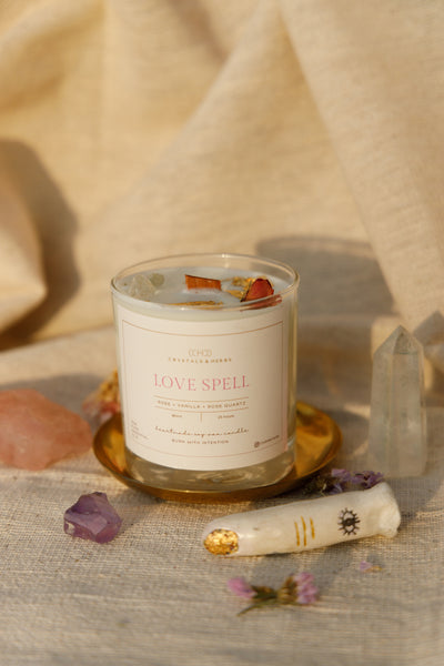 LOVE SPELL  CANDLES SOY WAX  (MADE TO ORDER = 50 PCS)