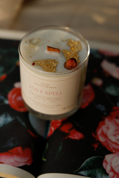 LOVE SPELL  CANDLES SOY WAX  (MADE TO ORDER = 50 PCS)