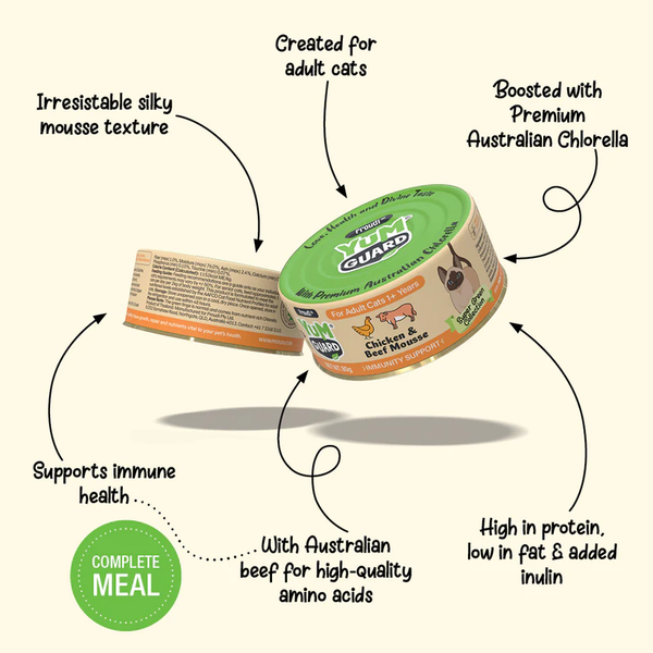 YumGuard Super Green Collection Chicken & Beef Mousse