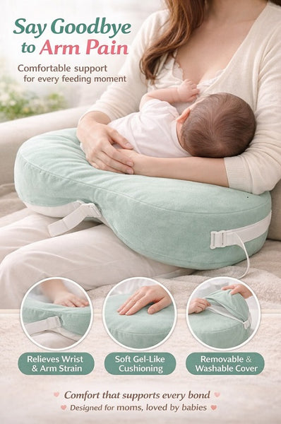Style A Nursing Pillow silky soft velour with Buckle (Made to order 1200 pcs.)