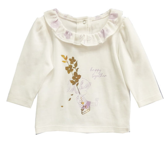 GIRL PURPLE FLOWER Collection 2PCS./SET (TOP+PANT) GIRL-9T2+GIRL-9P2