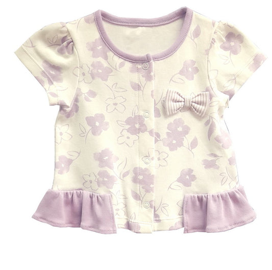 GIRL PURPLE FLOWER Collection 2PCS./SET (TOP+PANT) GIRL-9B1+GIRL-9P1