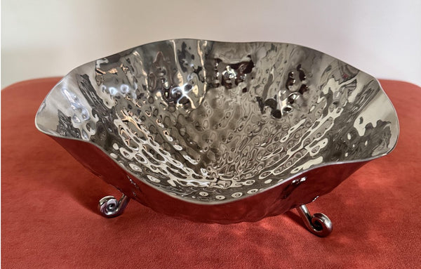 Premium Hammered Stainless Steel  SALAD BOWL (MADE TO ORDER 7 pcs = 1 ctn.)