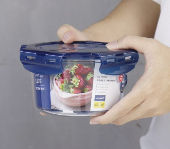 6882  Round Food Keeper - Tritan Super Lock Series 950 ML.