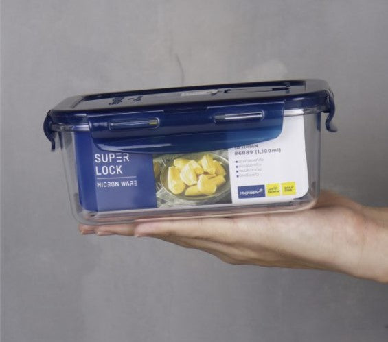 6889 Rectangle Food Keeper Tritan Super Lock Series RECTANGULAR 1100ml