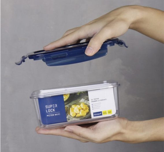 6889 Rectangle Food Keeper Tritan Super Lock Series RECTANGULAR 1100ml