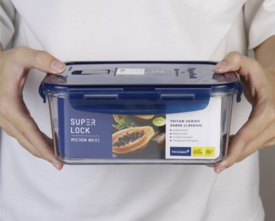 6890 Rectangular Food Keeper- Tritan Super Lock Series 1,850ml