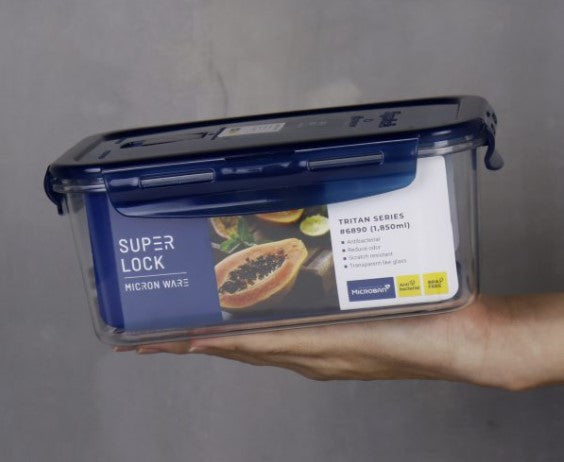 6890 Rectangular Food Keeper- Tritan Super Lock Series 1,850ml