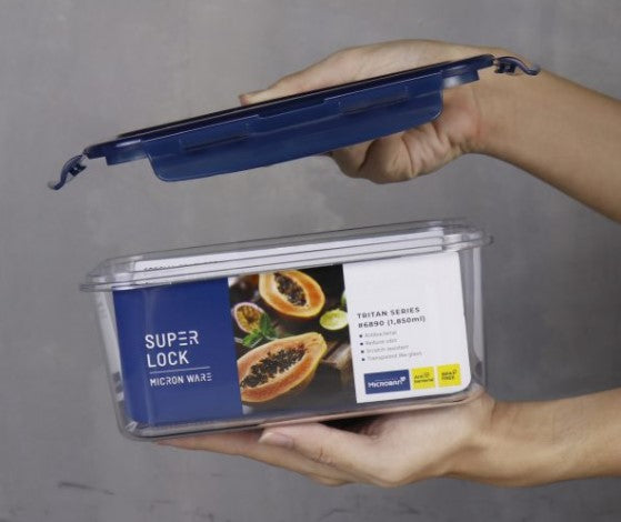 6890 Rectangular Food Keeper- Tritan Super Lock Series 1,850ml