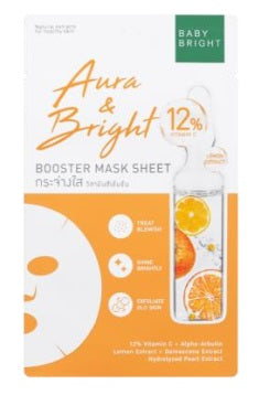 2030204970012 Aura & Bright Booster Mask Sheet 20g Baby Bright (F)