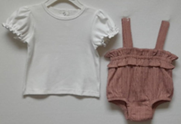 Girls T-shirt Shortsleeve + Jumper (BOW-03, BOW-04)
