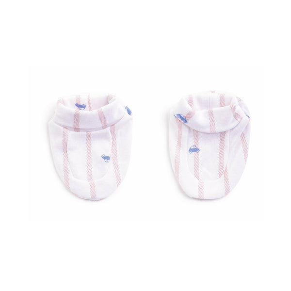 Boy CREAM CAR Collection CAP+MITTENS+BOOTIES BOY-11CBM1