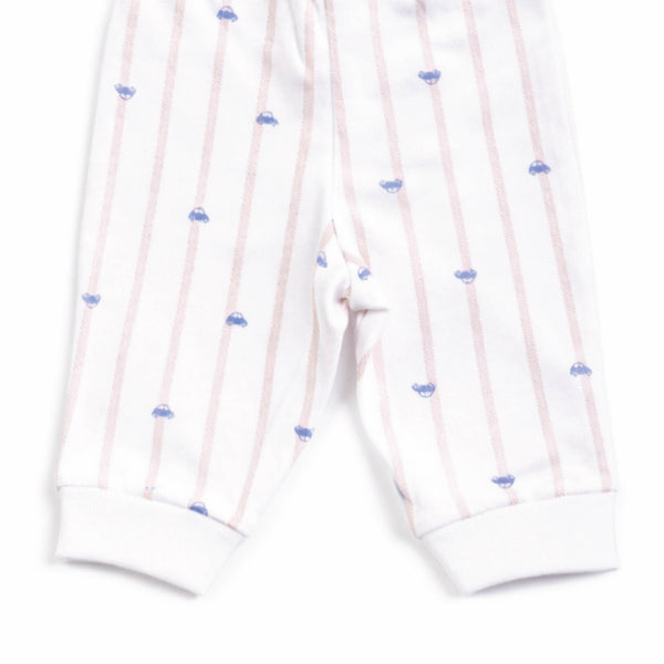 Boy Cream Car Collection 2PCS./SET (TOP+PANT) BOY-11T3+BOY-11P3