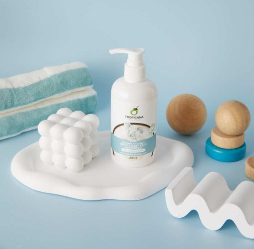 1SW-BB0250R1 Natural Coconut Gentle Baby Shampoo & Wash