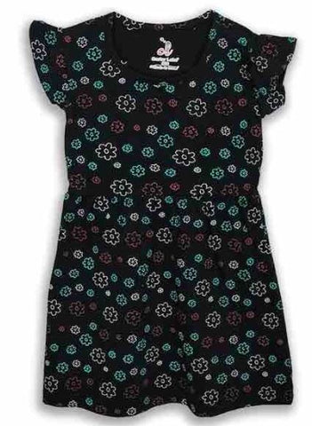 MUL-2041 Girl 's Print knit Dress.