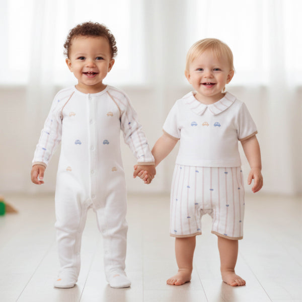 Boy Cream Car Collection (ROMPER) BOY-11R3