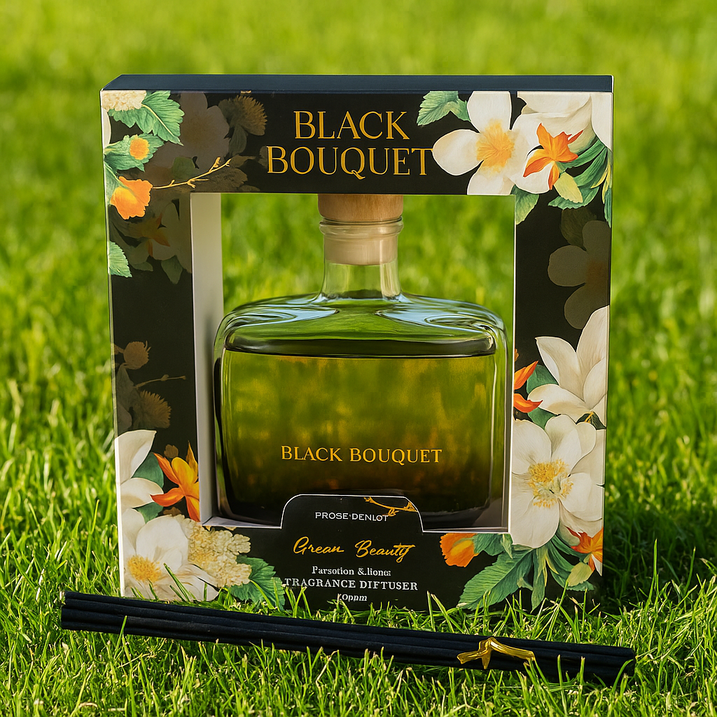 DF22-1179 REED DIFFUSER 180ml. SCENTED : QUEEN'S BOUQUET (MADE TO ORDER =300 PCS)