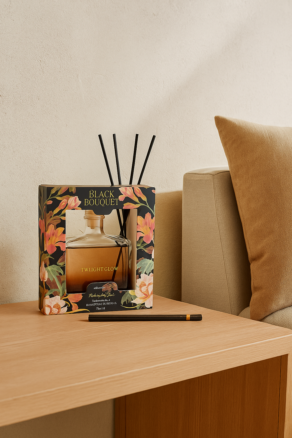 DF22-1179 REED DIFFUSER 180ml. SCENTED : MIDNIGHT GLOW (MADE TO ORDER =300 PCS)