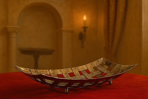 Premium Hammered Stainless Steel Fruit TRAY - Handcrafted, ideal for both decorative and functional