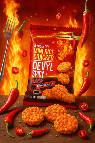 MINI CRACKER 60 G.DEVIL SPICY FLAVOR