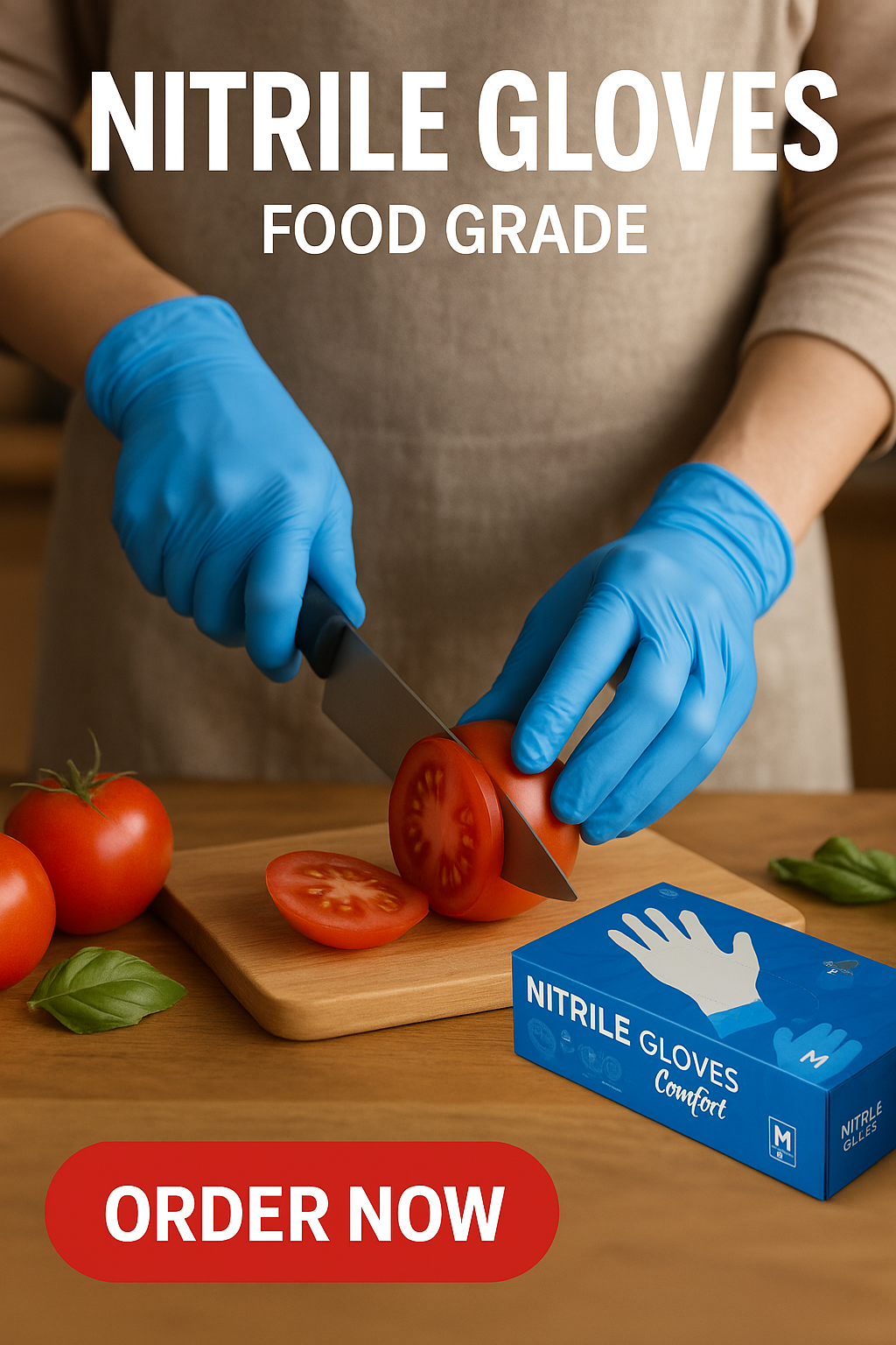 NITRILE GLOVES(BLUE) (100 PCS/BOX)