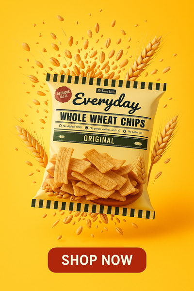 Whole Wheat Chips Original (70g)  no preservatives added , no MSG added , 0 g transfat