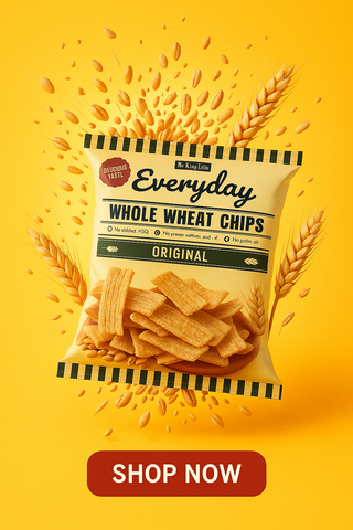 Whole Wheat Chips Original (70g)  no preservatives added , no MSG added , 0 g transfat