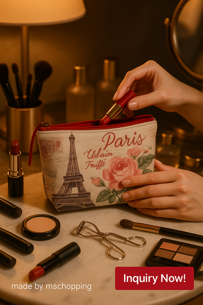 VBE-504(SP)-F005 # 3 Small cosmetic bag (Made to order)