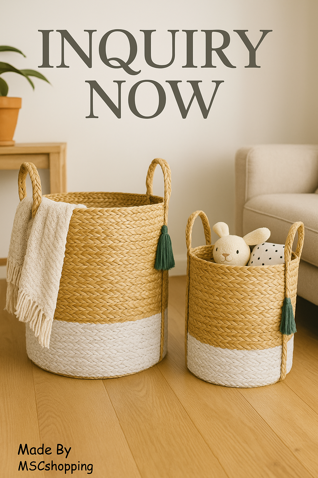 COI_003 Seagrass set of 2 ( Made to order)