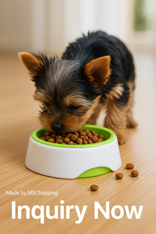 SET 4 PET BOWL (SET : T02+B02 ) 100% Melamine  FDA GRADEPET