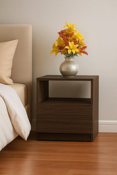 Beside Table 01 - Dark Brown  (Made to order)