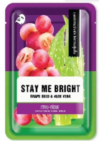 MYU-NIQUE FRESH FROM FARM : GRAPE SEED & ALOE VERA MASK (MADE TO ORDER)