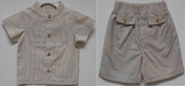 BOY Shirt Short Sleeve with Short Pant (ELE-01, ELE-02)