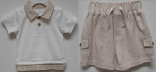 BOY T-shirt long sleeve with Short pant (ELE-09, ELE-10)