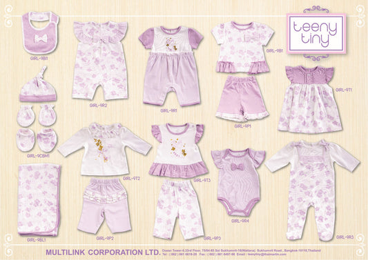 GIRL PURPLE FLOWER Collection (BLANKET) GIRL- 9BL1