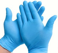 NITRILE GLOVES(BLUE) (100 PCS/BOX)