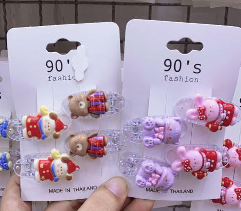 HAIR CLAMP  4 PCS PER PACK (STOCK)