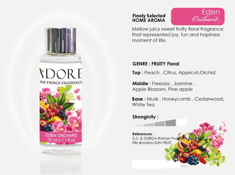 HFOML_013 FRAGRANCE OIL 30ML. Scent Eden orchard (Made to order)