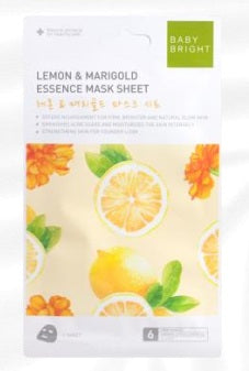 2030204920032 Lemon & Marigold Essence Mask Sheet 20g Baby Bright (F)