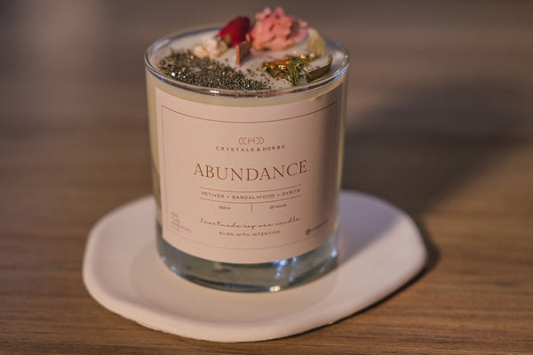 ABUNDANCE CANDLES SOY WAX (MADE TO ORDER = 50 PCS)