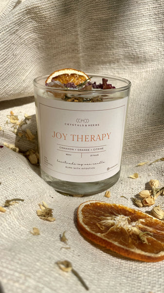 JOY THERAPY CANDLES SOY WAX  (MADE TO ORDER = 50 PCS)