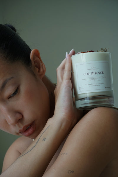 CONFIDENCE CANDLES SOY WAX  (MADE TO ORDER = 50 PCS)