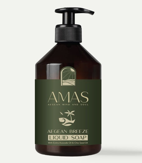 8684514517128 AEGEAN BREEZE OLIVE OIL LIQUID SOAP 500 ML (OEM)