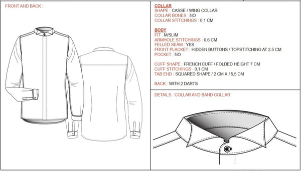 Martin 15SH Formal Shirt (Made to Order)